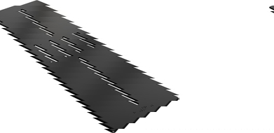 Mexen Toro dušo padėklo uždanga 130-160 cm, juoda - 43920070