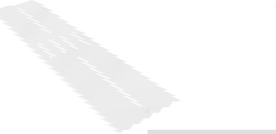 Mexen Toro dangčio plokštė dušo padėklui 170-200 cm, balta - 43930020