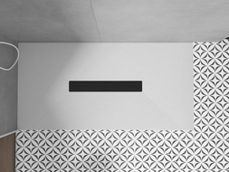 Mexen Toro dušo padėklo uždanga 130-160 cm, juoda - 43920070