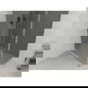 Mexen Roma varstoma dušo kabina 80 x 120 cm, grafitas, chromas + Flat padėklas, baltas - 854-080-120-01-40-4010
