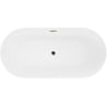 Mexen Luna Slim laisvai pastatoma vonia 170 x 75 cm, balta, aukso perpylimas - 52041707500-50