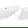 Mexen Oval Slim laisvai stovinti prigludusi vonia 170 x 80 cm, balta, persipylimas auksinis - 52661708000-50