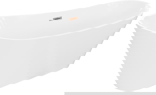 Mexen Dora laisvai pastatoma vonia 150 x 75 cm, balta, persipylimas rožinis auksas - 52071507500-60