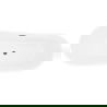 Mexen Dora laisvai stovinti vonia 160 x 75 cm, balta, perpylimas gun gray šlifuotas - 52071607500-66