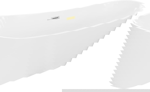 Mexen Dora Laisvai stovinti vonia 170 x 75 cm, balta, perdarytas šepetėliu auksas - 52071707500-55