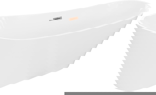 Mexen Dora laisvai stovinti vonia 170 x 75 cm, balta, perpylimas rausvas auksas - 52071707500-60