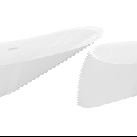 Mexen Lotos laisvai pastatoma vonia 150 x 75 cm, balta, baltas perpylimas - 52051507700-20