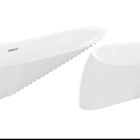 Mexen Lotos laisvai pastatoma vonia 150 x 75 cm, balta, varinis šepečiuotas perpylimas - 52051507700-65