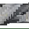 Mexen Pretoria pakreipiama dušo kabina 100 x 70 cm, Skaidrus, Chromo + dušo padėklas Flat - 852-100-070-01-00-4010