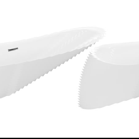 Mexen Lotos laisvai stovinti vonia 170 x 75 cm, balta, perpylimo anga šepetėlęto gun gray - 52051707700-66