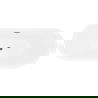 Mexen Lotos laisvai pastatoma vonia 170 x 75 cm, balta/juoda, perpylimas šepetėliuotas gun gray - 52051707775-66