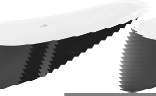 Mexen Lotos laisvai stovinti vonia 180 x 75 cm, balta/juoda, baltas perpylimas - 52051807775-20