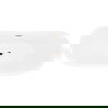Mexen Lotos laisvai pastatoma vonia 180 x 75 cm, balta/juoda, pratekėjimas rožinis auksas - 52051807775-60