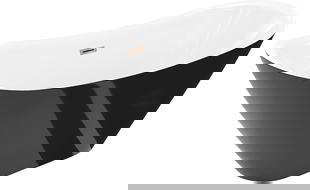 Mexen Lotos laisvai pastatoma vonia 180 x 75 cm, balta/juoda, persikų aukso perpylimas - 52051807775-60