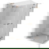Mexen Lunar L Duo pakabinamas dušo kambarys, 115 x 90 cm, skaidrus, rožinis auksas - 834L-115L-090P-60-00