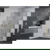 Mexen Pretoria Duo pakreipiama dušo kabina 70 x 70 cm, Skaidrus, Chromo + dušo padėklas Flat - 852-070-070-01-02-4010