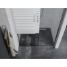 Mexen Apia stumiamosios dušo durys 110 cm, juostos, chromas - 845-110-000-01-20