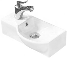 Mexen Hugo pastatomas vonia dešinė 40 x 22 cm, balta - 21254000R