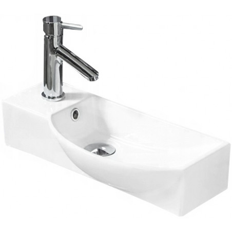 Mexen Hugo dešinioji stalviršio kriauklė 50 x 23 cm, balta - 21255000R