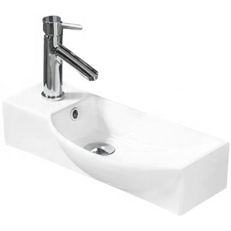 Mexen Hugo stalviršio praustuvas dešinysis 50 x 23 cm, baltas - 21255000R