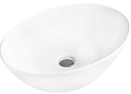 Mexen Marina praustuvas montuojamas ant stalviršio 56 x 38 cm, baltas - 21195600