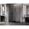 Mexen Lunar Duo atveriamoji dušo kabina 95 x 70 cm, skaidri, šautuvas metalas - 834-095L-070P-95-00