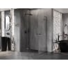Mexen Lunar Duo atveriamoji dušo kabina 95 x 70 cm, skaidri, šautuvas metalas - 834-095L-070P-95-00