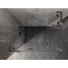 Mexen Lunar L Duo atveriama dušo kabina 105 x 85 cm, permatoma, šlifuota ginklų pilka - 834L-105L-085P-66-00