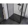 Mexen Apia stumdoma dušo kabina 110 x 90 cm, Skaidrus, Juoda - 840-110-090-70-00