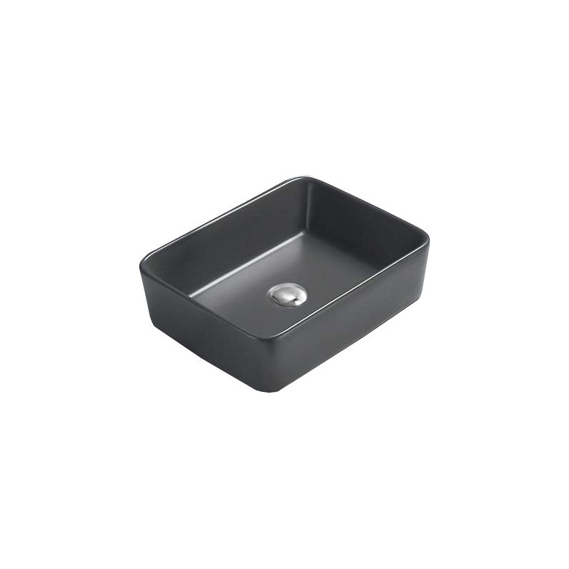 Mexen Catia praustuvas virš stalviršio 48 x 37 cm, tamsiai pilkas matinis - 21314871