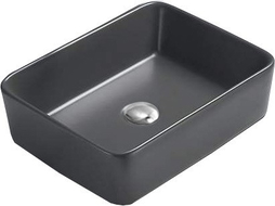 Mexen Catia praustuvas virš stalviršio 48 x 37 cm, tamsiai pilkas matinis - 21314871