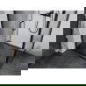 Mexen Apia stumdomos dušo durys 125 x 80 cm, permatomos, juodos - 840-125-080-70-00
