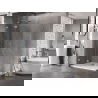 Mexen Lunar dušo kabina atidaroma kairė 85 x 70 cm, skaidri, chromas - 834-085-070-01-00-L