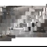 Mexen Lunar dušo kabina atidaroma kairė 85 x 70 cm, skaidri, chromas - 834-085-070-01-00-L