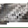 Mexen Lunar pakabinamas dušo kabinas atidaroma kairė 95 x 70 cm, skaidrus, chromas - 834-095-070-01-00-L
