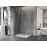 Mexen Lunar L dušo kabina atidaroma kairė 80 x 70 cm, skaidri, chromuota - 834L-080-070-01-00-L