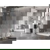 Mexen Lunar L dušo kabina atveriama kairė 85 x 80 cm, permatomas, chromas - 834L-085-080-01-00-L