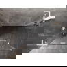 Mexen Lunar L dušo kabina atveriama kairė 95 x 80 cm, skaidri, balta - 834L-095-080-20-00-L