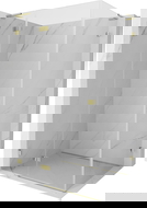 Mexen Lunar L dušo kabina atveriama kairė 90 x 70 cm, skaidri, auksinė - 834L-090-070-50-00-L