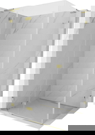 Mexen Lunar L dušo kabina atsilenkianti kairė 85 x 80 cm, skaidri, auksinė - 834L-085-080-50-00-L