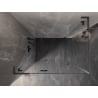 Mexen Lunar L dušo kabina atveriama kairė 95 x 90 cm, peršviečiama, šlifuota šautinė pilka - 834L-095-090-66-00-L