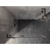 Mexen Lunar L kairi dušo kabina 95 x 90 cm, skaidrus, juodas - 834L-095-090-70-00-L
