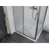 Mexen Apia stumdoma dušo kabina 130 x 70 cm, Skaidrus, Chromo + dušo padėklas Flat - 840-130-070-01-00-4010