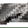 Mexen Lunar L dušo kabina, varstoma durys, kairė 100 x 70 cm, permatoma, gun metal - 834L-100-070-95-00-L
