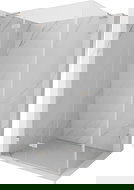 Mexen Lunar L pakabinės dušo kabina su kairės pusės durimis 80 x 70 cm, permatoma, matinio nikelio - 834L-080-070-97-00-L