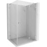 Mexen Lunar L dešinė 100 x 80 cm stumdomos durys, skaidrus, chromas - 834L-100-080-01-00-P