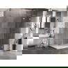 Mexen Lunar L dešinė 100 x 80 cm stumdomos durys, skaidrus, chromas - 834L-100-080-01-00-P