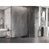 Mexen Lunar L dešinė 100 x 80 cm stumdomos durys, skaidrus, chromas - 834L-100-080-01-00-P