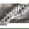 Mexen Lunar L dešinysis atveriamas dušo kabinas 80 x 80 cm, skaidrus, baltas - 834L-080-080-20-00-P