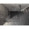 Mexen Lunar L Duo atveriamasis dušo kabina 80 x 80 cm, permatomas, pistoletas metalas - 834L-080L-080P-95-00
